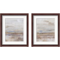 Framed 'Overcast Day 2 Piece Framed Art Print Set' border=