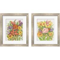 Framed Floral Mix 2 Piece Framed Art Print Set