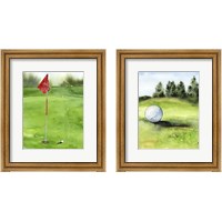 Framed Tee Off Time 2 Piece Framed Art Print Set