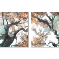 Framed Fall Tree 2 Piece Art Print Set