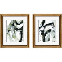 Framed Green Onyx 2 Piece Framed Art Print Set