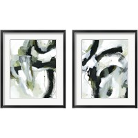 Framed 'Green Onyx 2 Piece Framed Art Print Set' border=