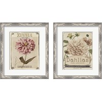 Framed 'Vintage Seed Packets 2 Piece Framed Art Print Set' border=