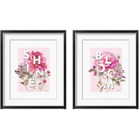Framed Bloom & Shine 2 Piece Framed Art Print Set