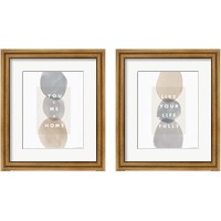 Framed 'Think Neutral 2 Piece Framed Art Print Set' border=