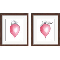 Framed Baby Elephant Love 2 Piece Framed Art Print Set