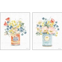 Framed Gardenscape  2 Piece Art Print Set