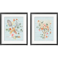 Framed Gardenscape  2 Piece Framed Art Print Set