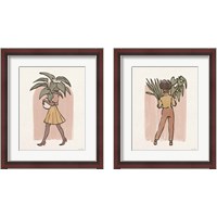 Framed 'Plant Ladies 2 Piece Framed Art Print Set' border=