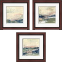 Framed Coastline Vignette 3 Piece Framed Art Print Set