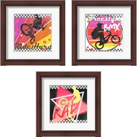 Framed 'Rad Times 3 Piece Framed Art Print Set' border=