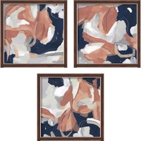 Framed 'Sienna Cement 3 Piece Framed Art Print Set' border=