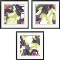 Framed Martini Swirl 3 Piece Framed Art Print Set