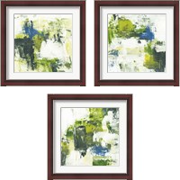 Framed 'Summer Meadow 3 Piece Framed Art Print Set' border=