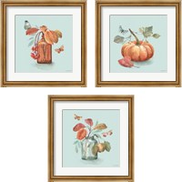 Framed 'Autumn in Nature 3 Piece Framed Art Print Set' border=
