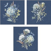 Framed 'Bohemian Blue 3 Piece Art Print Set' border=