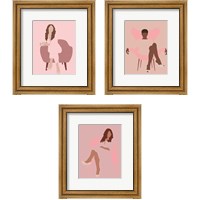 Framed Girl 3 Piece Framed Art Print Set