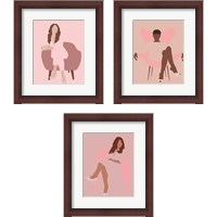 Framed Girl 3 Piece Framed Art Print Set