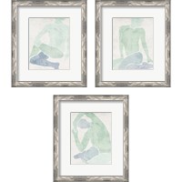 Framed 'Stretching 3 Piece Framed Art Print Set' border=