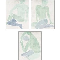 Framed Stretching 3 Piece Art Print Set