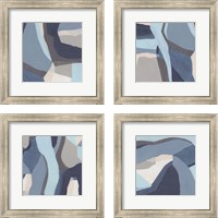 Framed Blue Chrysalis 4 Piece Framed Art Print Set