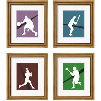 Framed It's All About the Game 4 Piece Framed Art Print Set