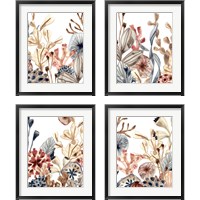 Framed Ocean Chorus 4 Piece Framed Art Print Set
