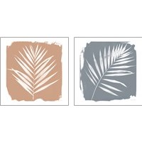 Framed 'Nature by the Lake Frond 2 Piece Art Print Set' border=