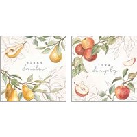 Framed 'In the Orchard 2 Piece Art Print Set' border=
