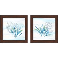 Framed 'Great Blue Sea 2 Piece Framed Art Print Set' border=