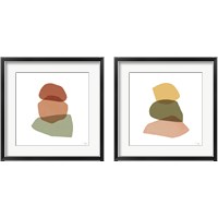 Framed 'Pieces by Pieces 2 Piece Framed Art Print Set' border=