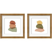 Framed 'Pieces by Pieces 2 Piece Framed Art Print Set' border=