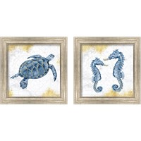 Framed Deep Blue Sea 2 Piece Framed Art Print Set