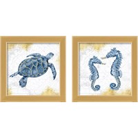 Framed Deep Blue Sea 2 Piece Framed Art Print Set