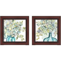 Framed Eucalyptus in Mason Jar 2 Piece Framed Art Print Set