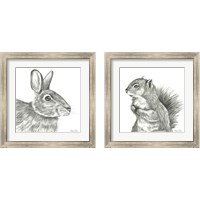 Framed 'Pencil Forest 2 Piece Framed Art Print Set' border=