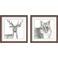 Framed Pencil Forest 2 Piece Framed Art Print Set