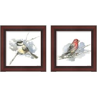 Framed Birds & Branches 2 Piece Framed Art Print Set