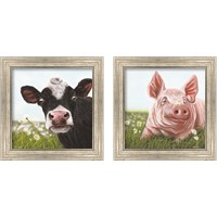 Framed 'Daisy 2 Piece Framed Art Print Set' border=