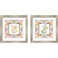 Framed 'Woodland Stroll Quilt Sample 2 Piece Framed Art Print Set' border=