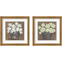 Framed 'Heavenly Floral 2 Piece Framed Art Print Set' border=