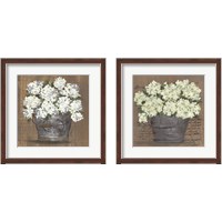 Framed 'Heavenly Floral 2 Piece Framed Art Print Set' border=
