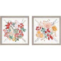 Framed 'Festive Season 2 Piece Framed Art Print Set' border=