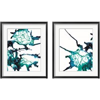 Framed 'Ocean Living 2 Piece Framed Art Print Set' border=