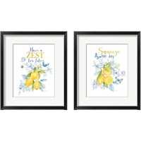 Framed Lemon Sketch Book 2 Piece Framed Art Print Set