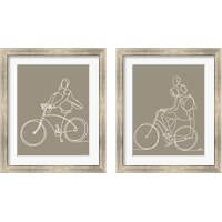 Framed On a Bike 2 Piece Framed Art Print Set