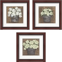 Framed Heavenly Floral 3 Piece Framed Art Print Set