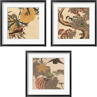 Framed 'Autumn's Bounty 3 Piece Framed Art Print Set' border=