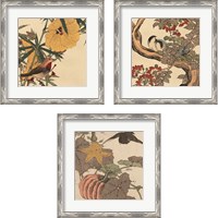 Framed 'Autumn's Bounty 3 Piece Framed Art Print Set' border=