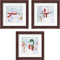 Framed Dressed for Christmas 3 Piece Framed Art Print Set